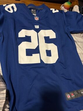 Nike Royal Blue NY Giants Football Jersey #26 Barkley